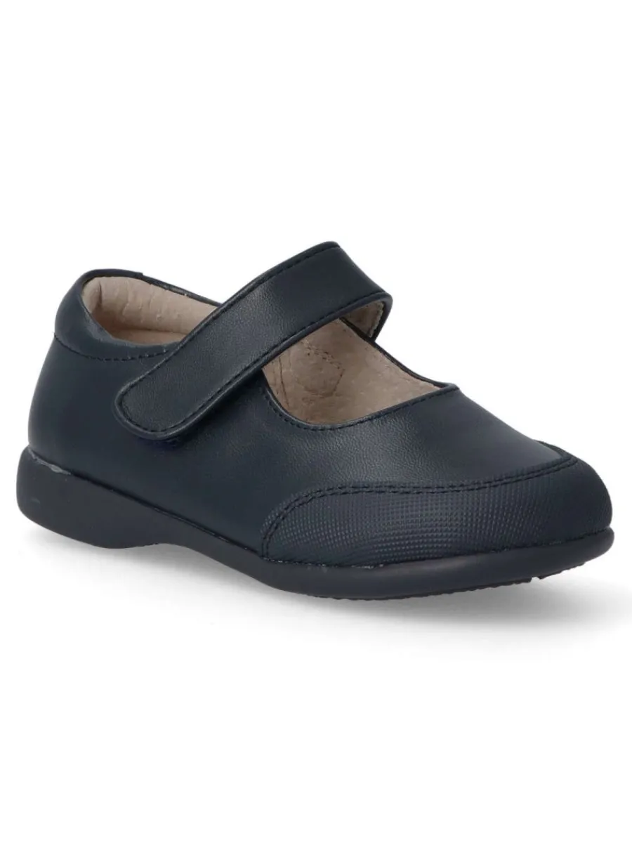 Discount PEKE'S by Vanessa PEKES Zapato colegial velcro de niña PEK P005 MARINO