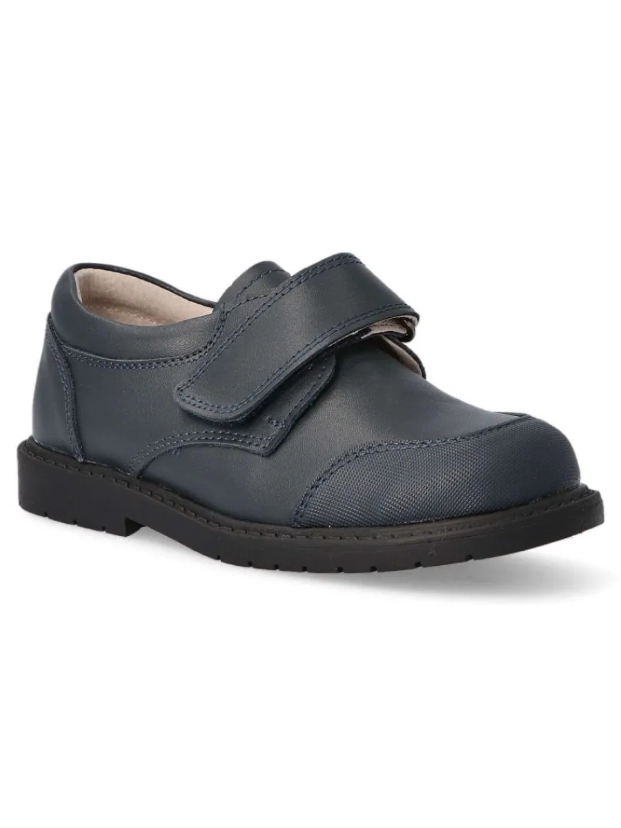 Fashion PEKE'S by Vanessa PEKES Zapato colegial velcro niño PEK P1653 MARINO
