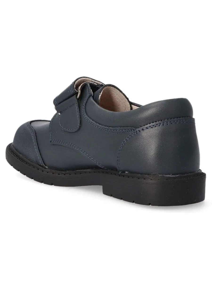 Fashion PEKE'S by Vanessa PEKES Zapato colegial velcro niño PEK P1653 MARINO