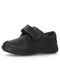 New PEKE'S by Vanessa PEKES Zapato colegial velcro de niño PEK P069 NEGRO