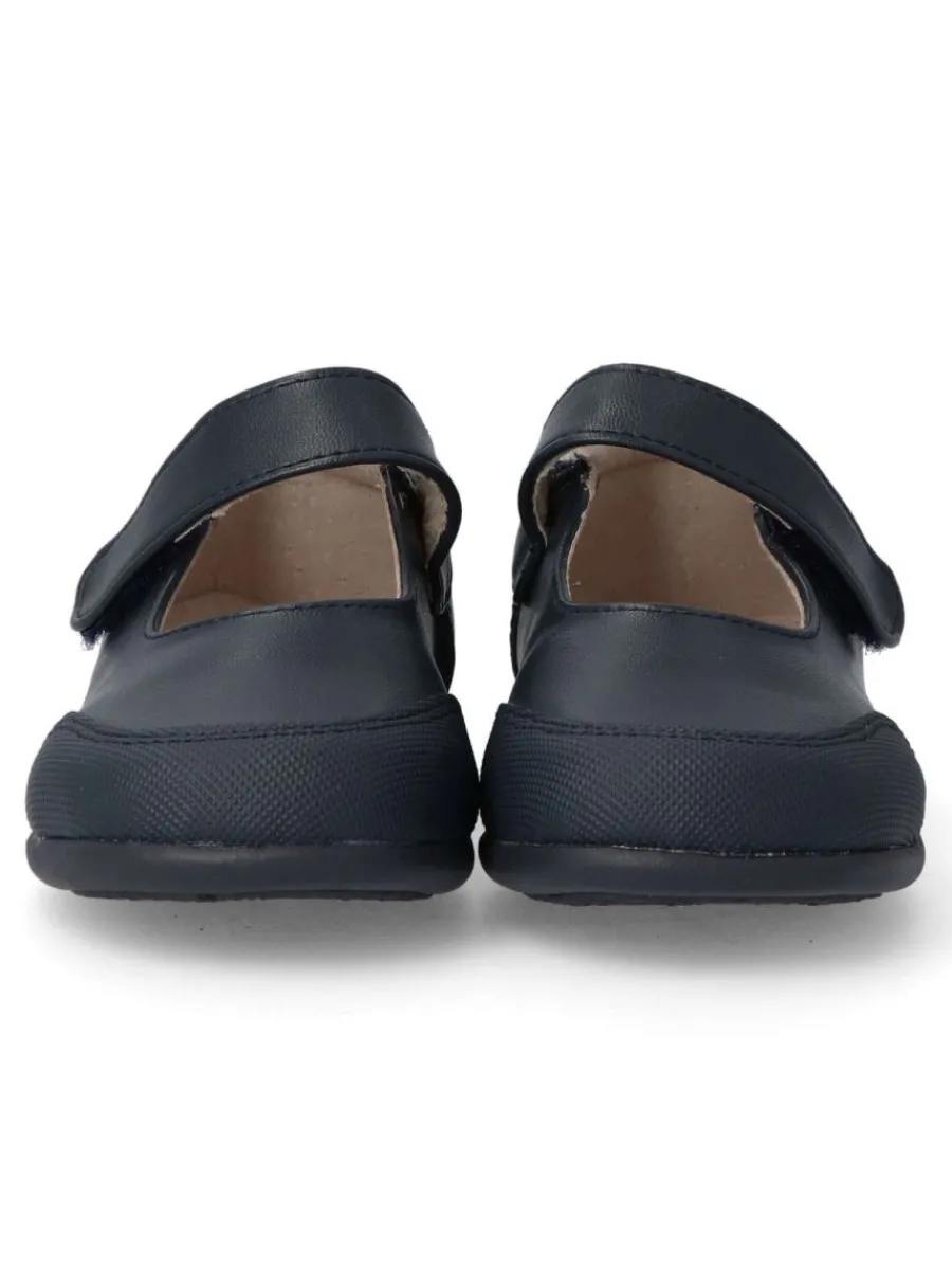 Discount PEKE'S by Vanessa PEKES Zapato colegial velcro de niña PEK P005 MARINO