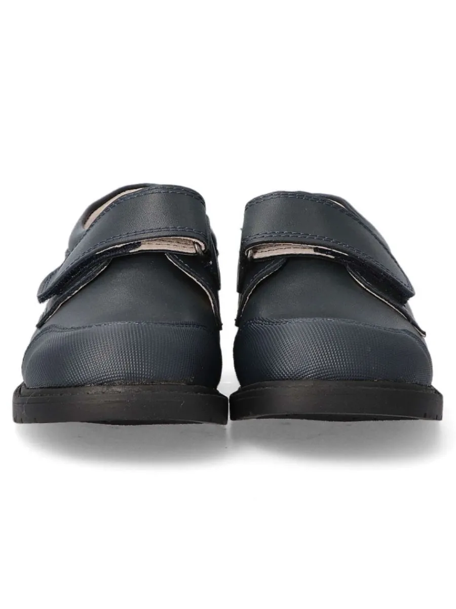 Fashion PEKE'S by Vanessa PEKES Zapato colegial velcro niño PEK P1653 MARINO
