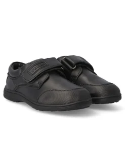 New PEKE'S by Vanessa PEKES Zapato colegial velcro de niño PEK P069 NEGRO