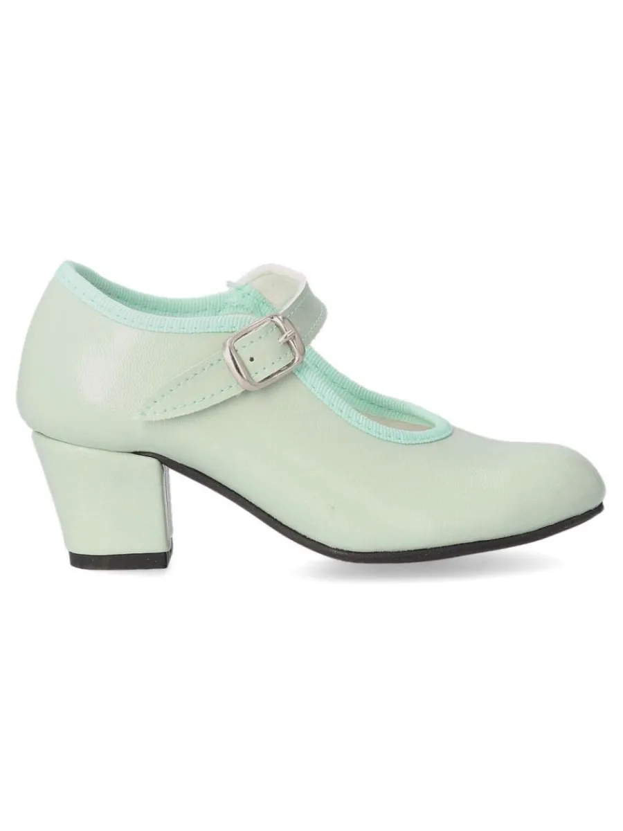 Online PEKE'S by Vanessa PEKES Zapato flamenca aguamarina feria