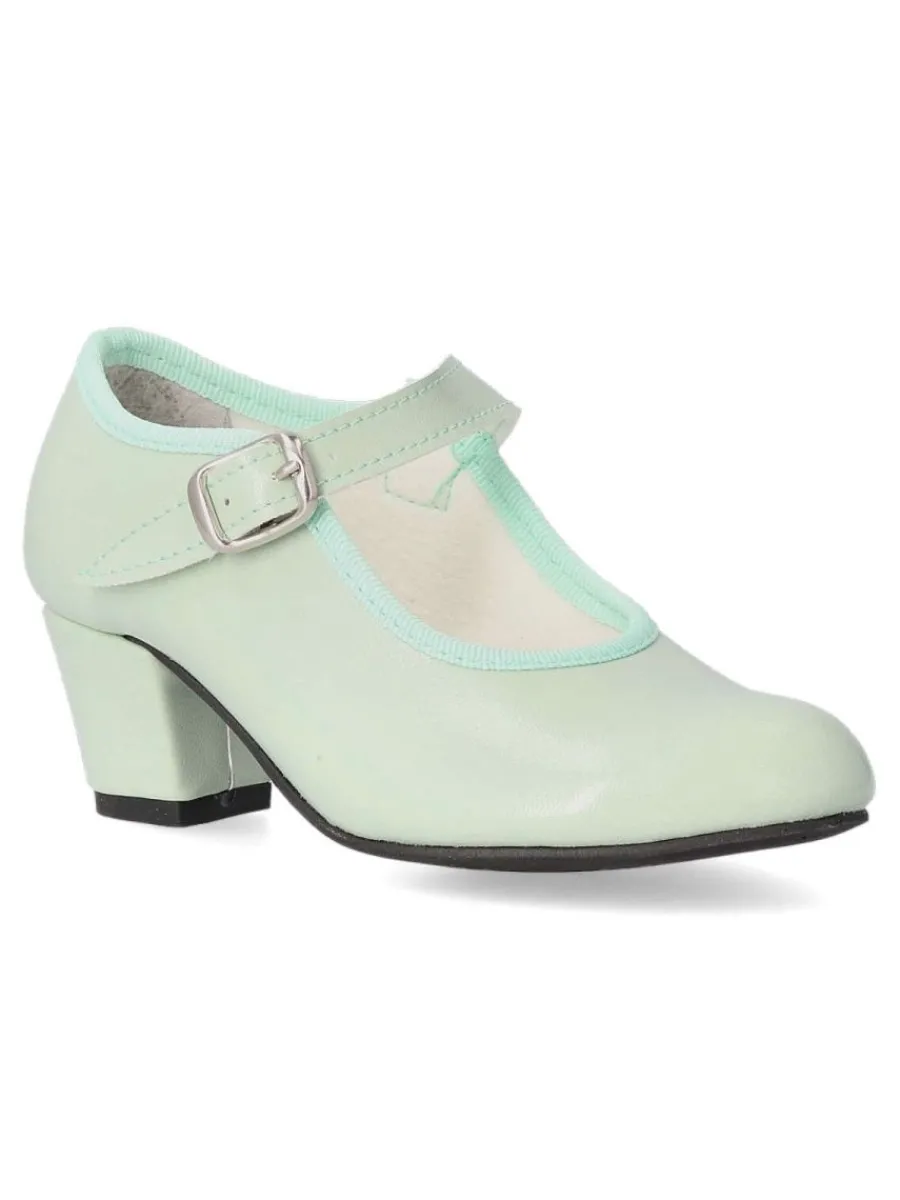 Online PEKE'S by Vanessa PEKES Zapato flamenca aguamarina feria