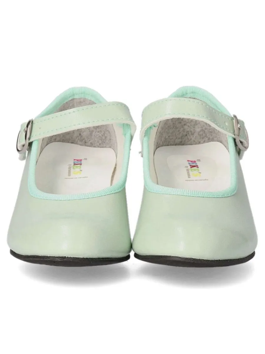 Online PEKE'S by Vanessa PEKES Zapato flamenca aguamarina feria