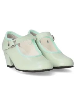 Online PEKE'S by Vanessa PEKES Zapato flamenca aguamarina feria