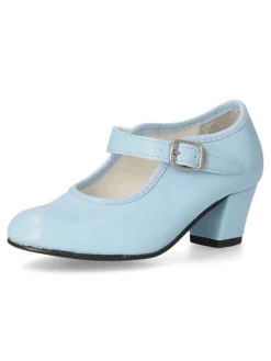 Online PEKE'S by Vanessa PEKES Zapato flamenca celeste feria