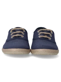 Outlet PEKE'S by Vanessa PEKES Zapato inglés lino yute niño BAT 47631 MARINO