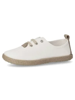 Online PEKE'S by Vanessa PEKES Zapato inglés yute niño BAT 45001/2 BLANCO