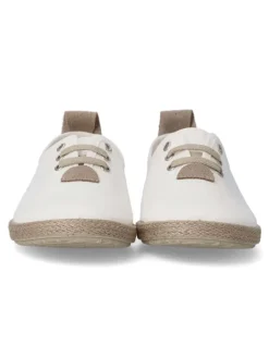 Online PEKE'S by Vanessa PEKES Zapato inglés yute niño BAT 45001/2 BLANCO