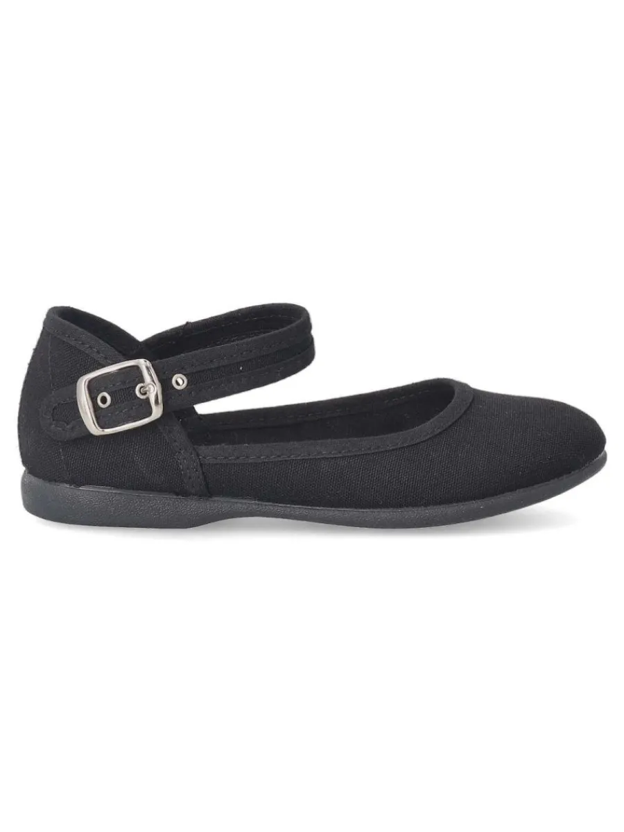 Discount PEKE'S by Vanessa PEKES Zapato mercedita pique negro niña