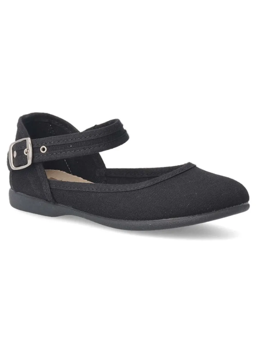 Discount PEKE'S by Vanessa PEKES Zapato mercedita pique negro niña