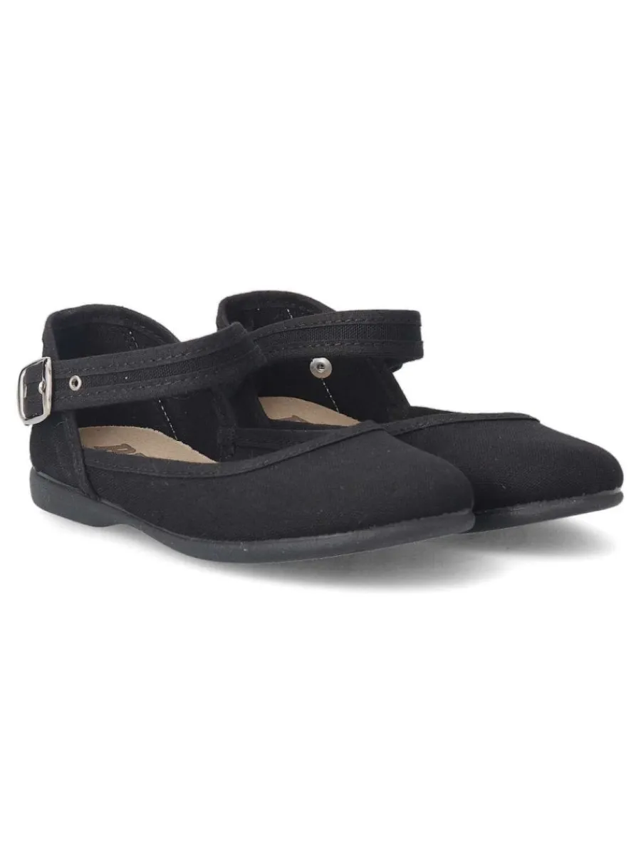 Discount PEKE'S by Vanessa PEKES Zapato mercedita pique negro niña