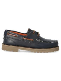 Outlet PEKE'S by Vanessa PEKES Zapato náutico piel niño SAK 025F MARINO