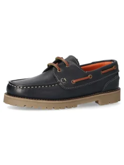 Outlet PEKE'S by Vanessa PEKES Zapato náutico piel niño SAK 025F MARINO