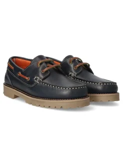 Outlet PEKE'S by Vanessa PEKES Zapato náutico piel niño SAK 025F MARINO