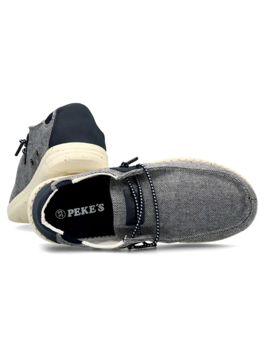 Clearance PEKE'S by Vanessa PEKES Zapato wallabee lona casual