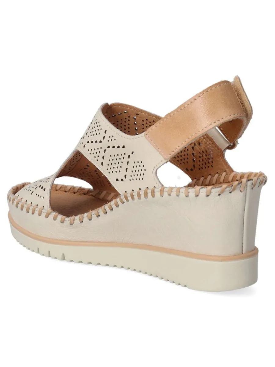 Fashion PIKOLINOS Sandalia piel confort cuña Aguadulce