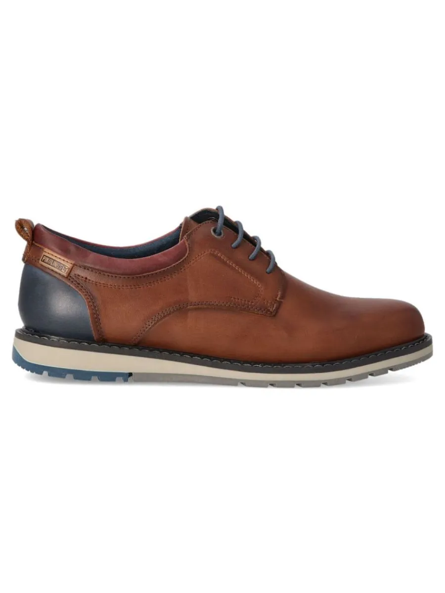 Outlet PIKOLINOS Zapato oxford cómodo Berna PIK M8J-4183 CUERO