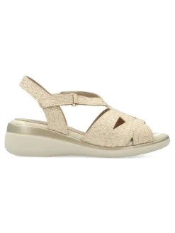Outlet PITILLOS Sandalia piel grabada confort mujer