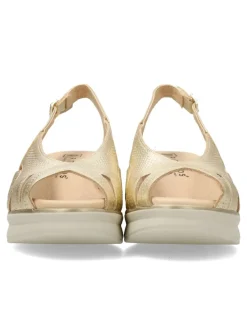 Clearance PITILLOS Sandalia piel micropuntos confort mujer
