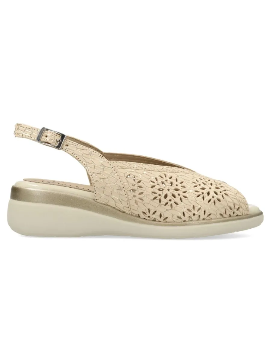 Sale PITILLOS Sandalia piel picada confort mujer
