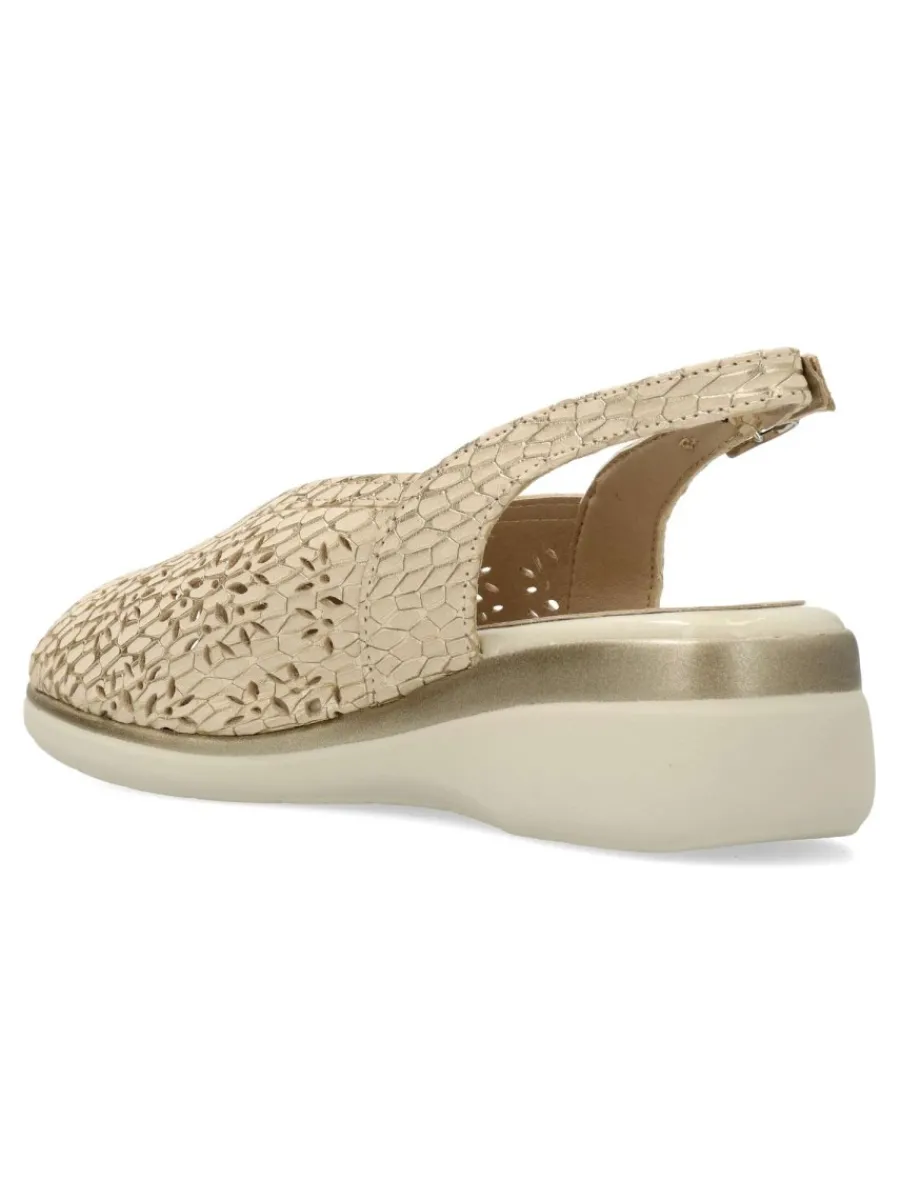 Sale PITILLOS Sandalia piel picada confort mujer