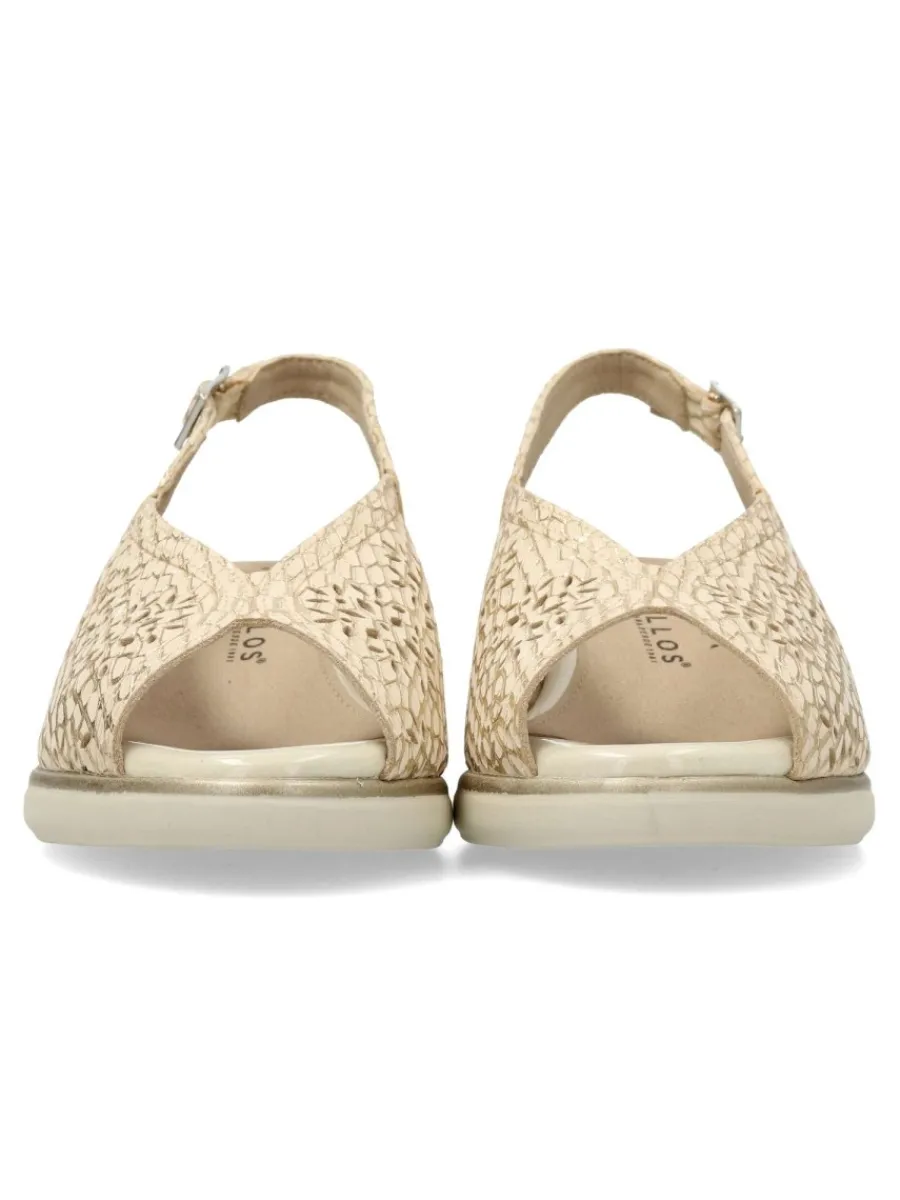 Sale PITILLOS Sandalia piel picada confort mujer
