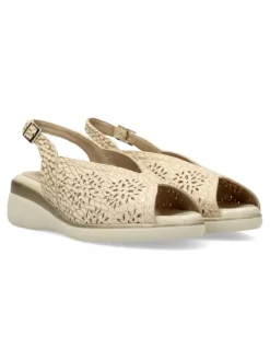 Sale PITILLOS Sandalia piel picada confort mujer