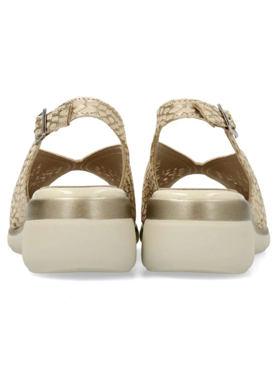 Sale PITILLOS Sandalia piel picada confort mujer
