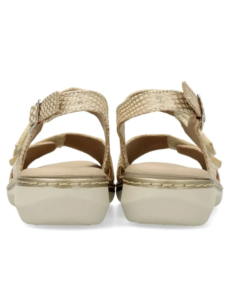 New PITILLOS Sandalia tiras adherentes hebilla confort