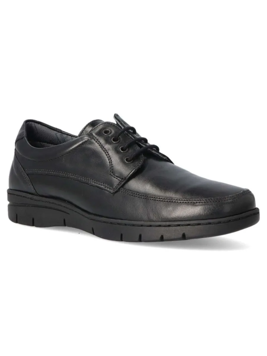 Clearance PITILLOS Zapato blucher piel hombre PIT 110 NEGRO