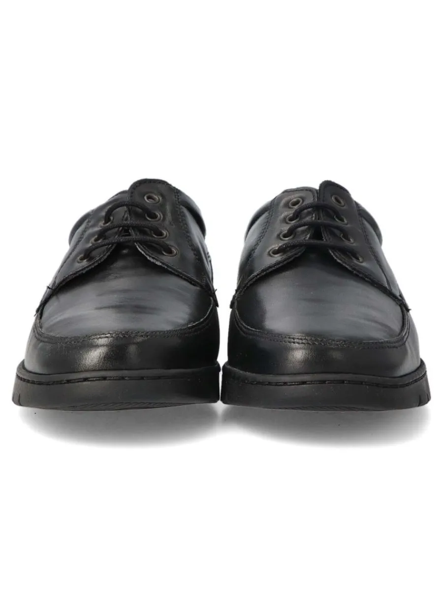 Clearance PITILLOS Zapato blucher piel hombre PIT 110 NEGRO