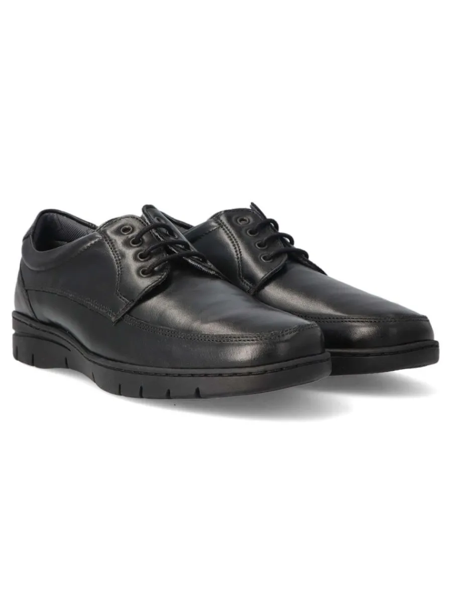 Clearance PITILLOS Zapato blucher piel hombre PIT 110 NEGRO