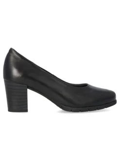 Outlet PITILLOS Zapato salón piel mujer PIT 100 NEGRO