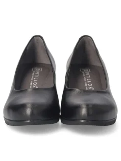 Fashion PITILLOS Zapato salón piel tacón medio