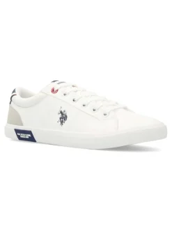 Best POLO Zapatilla casual blanca clásica hombre