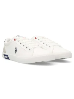 Best POLO Zapatilla casual blanca clásica hombre