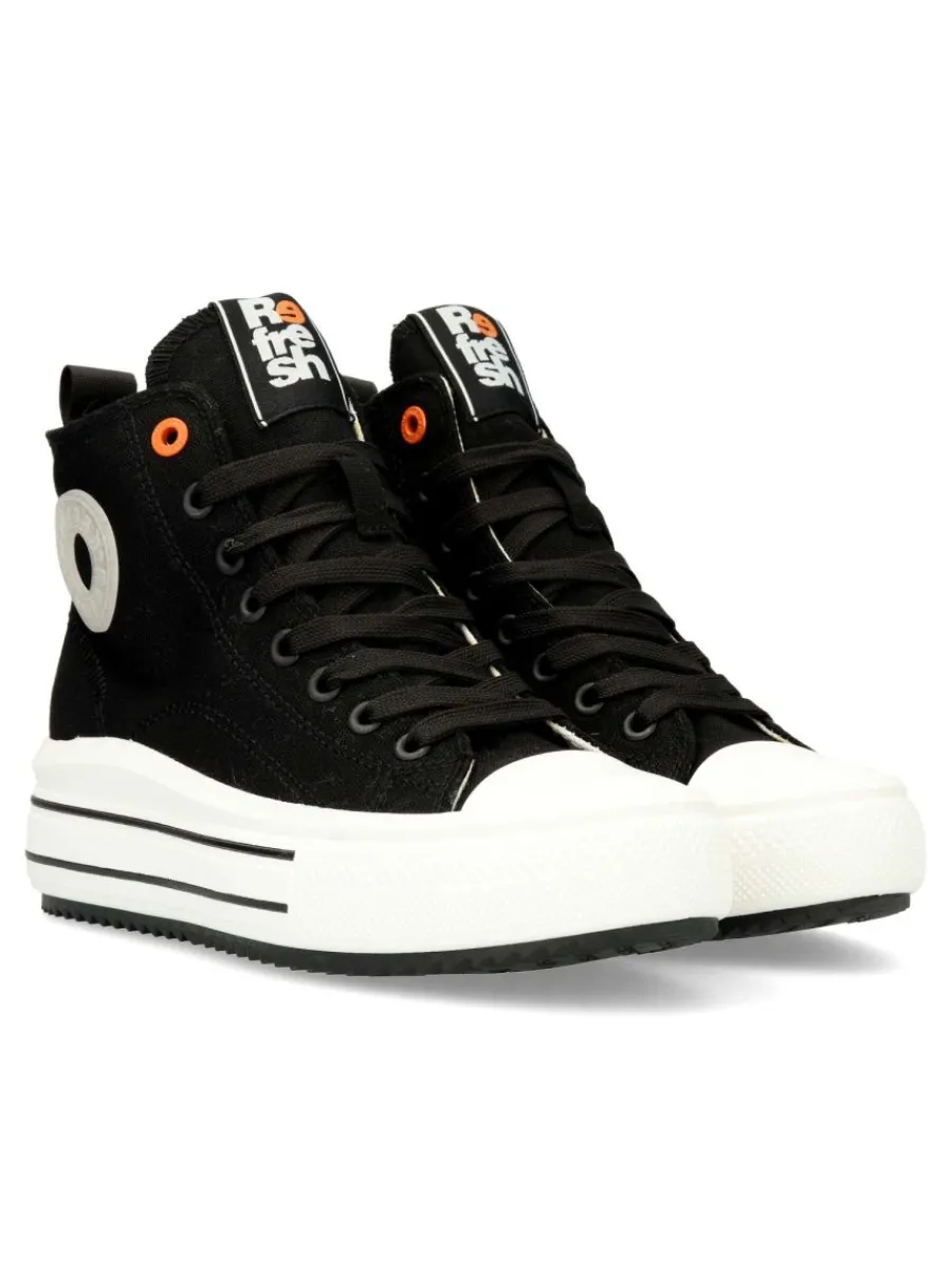 Fashion REFRESH Botines casuales lona suela volumen