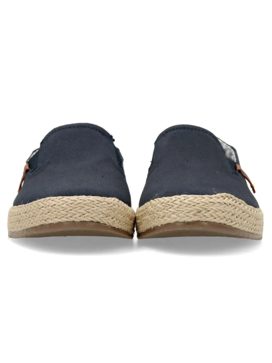 New REFRESH Mocasín lona casual cuerda trenzada
