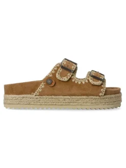 Fashion REFRESH Sandalia bio yute hebillas mujer