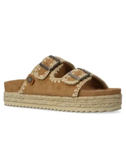 Fashion REFRESH Sandalia bio yute hebillas mujer
