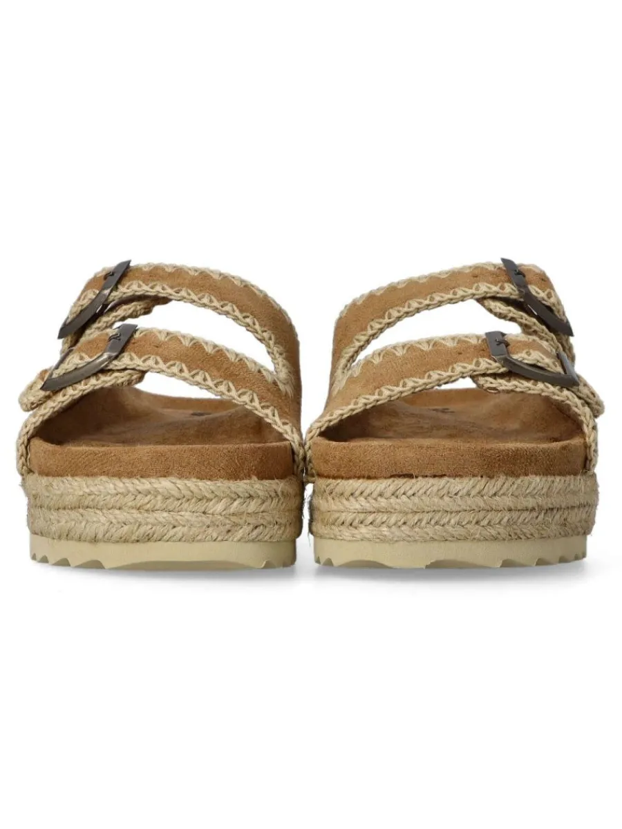 Fashion REFRESH Sandalia bio yute hebillas mujer