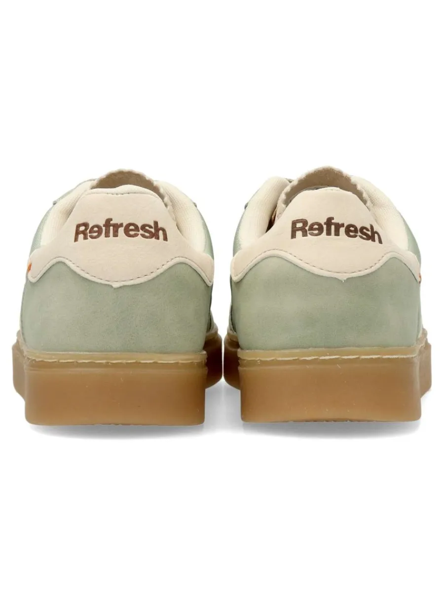 Outlet REFRESH Sneakers casual sport suela caramelo