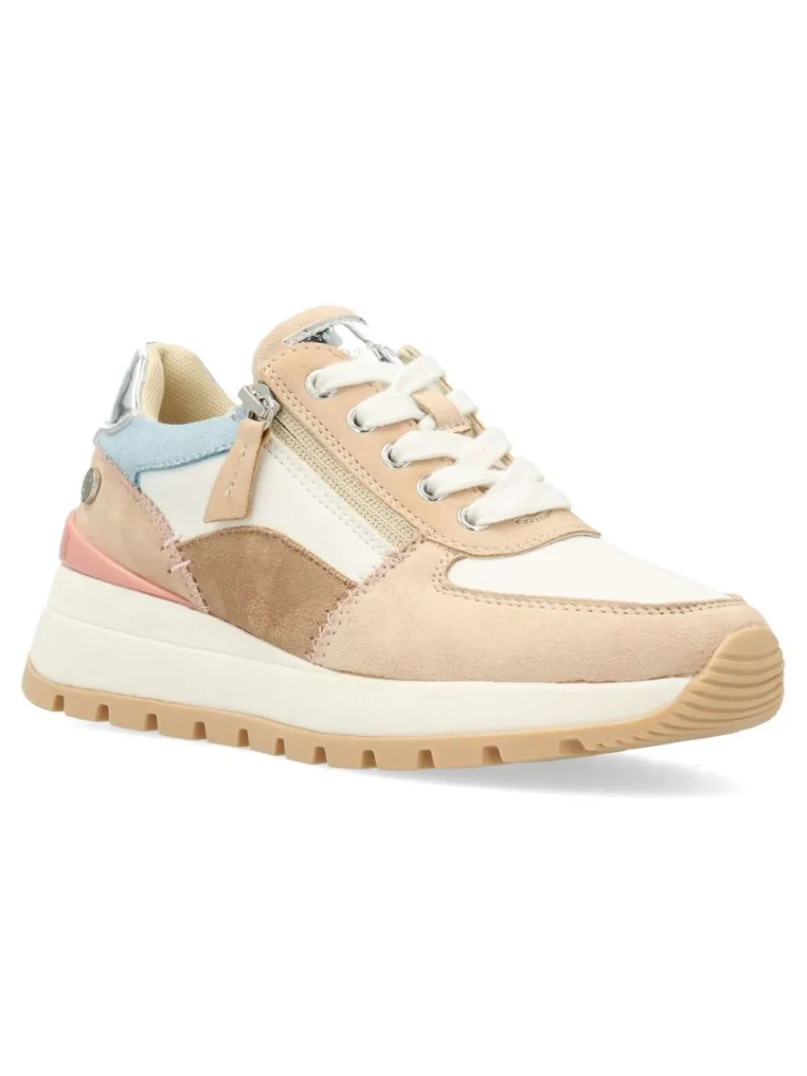 Discount REFRESH Sneakers casual vegano cremallera mujer