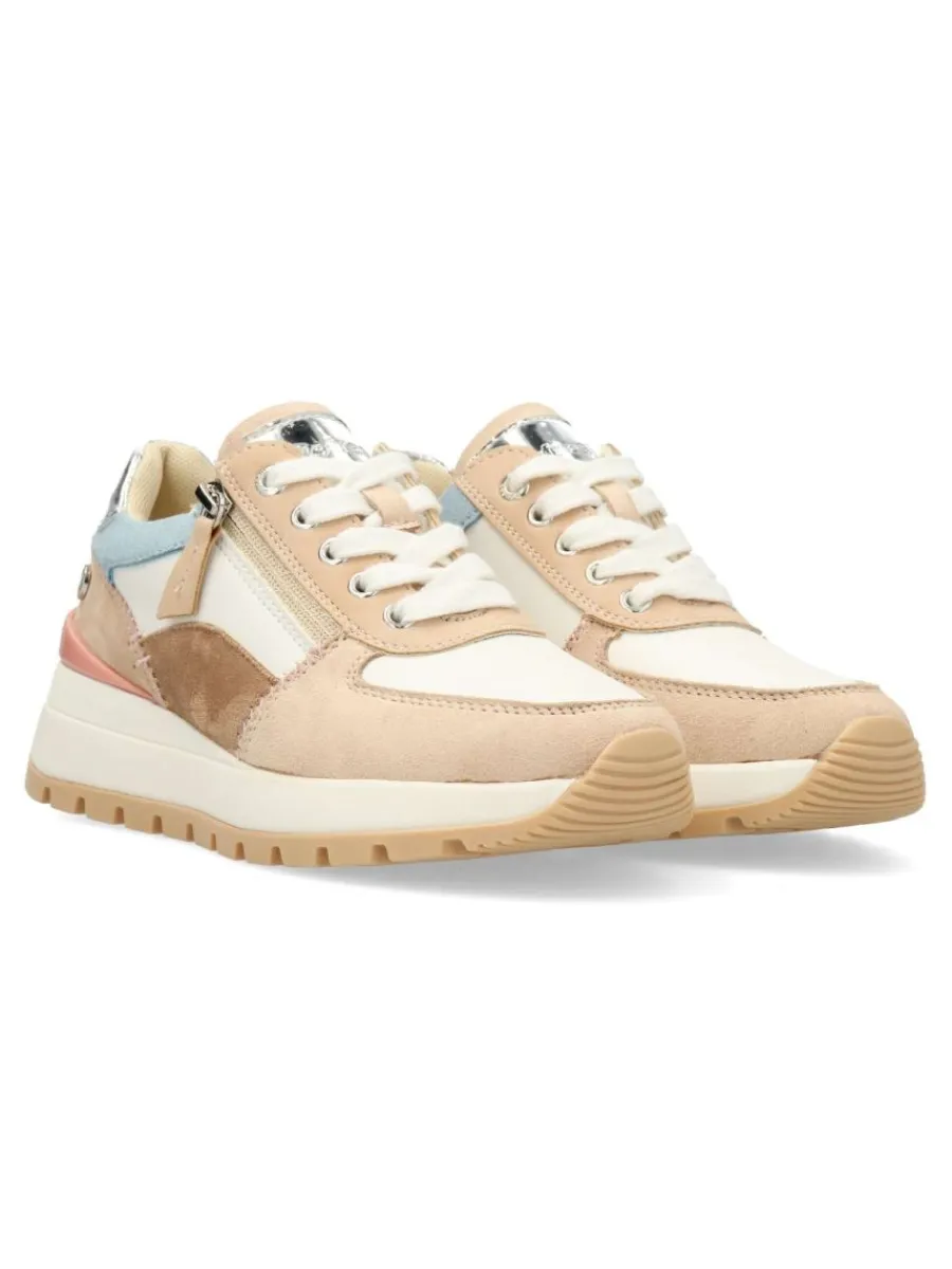 Discount REFRESH Sneakers casual vegano cremallera mujer