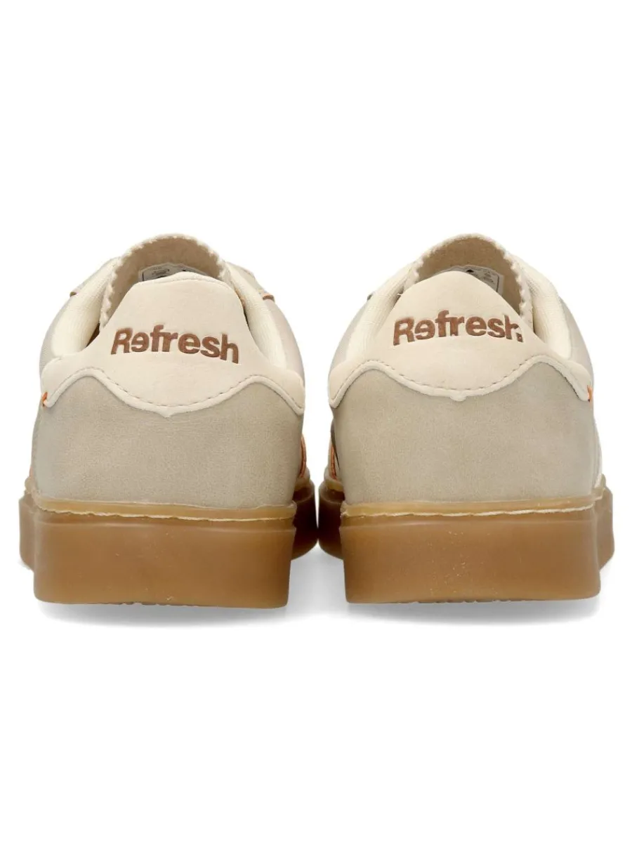 Fashion REFRESH Zapatilla sneakers casual taupe vegana