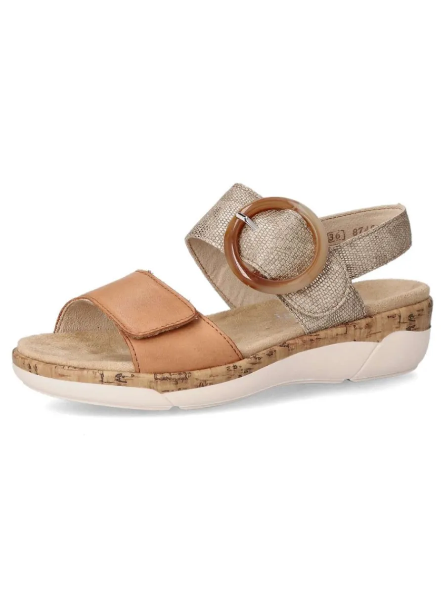 Clearance REMONTE Sandalia piel confort mujer