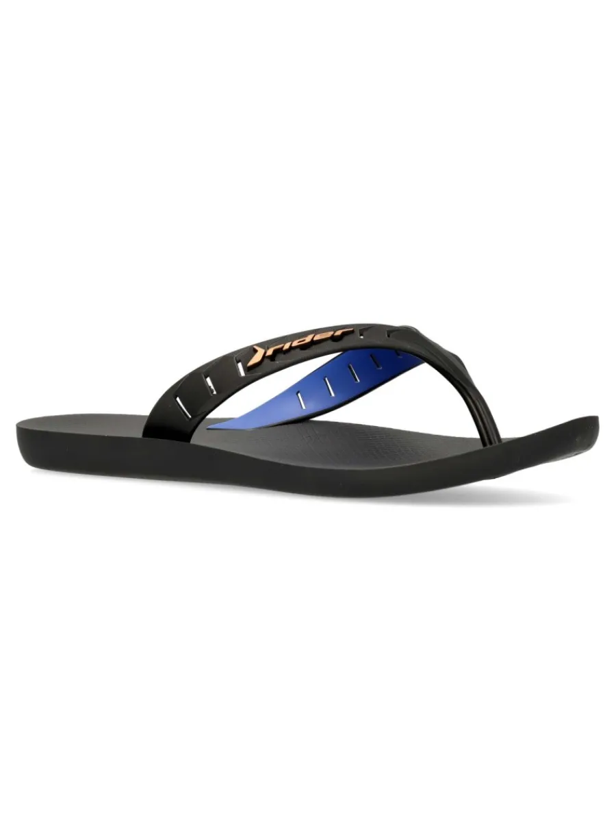 Sale RIDER Chancla de playa dedo negra hombre